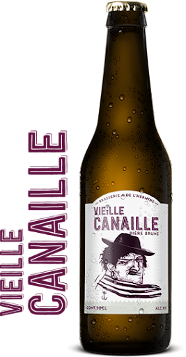 Hermine - vieille Canaille - Brune 24x33cl